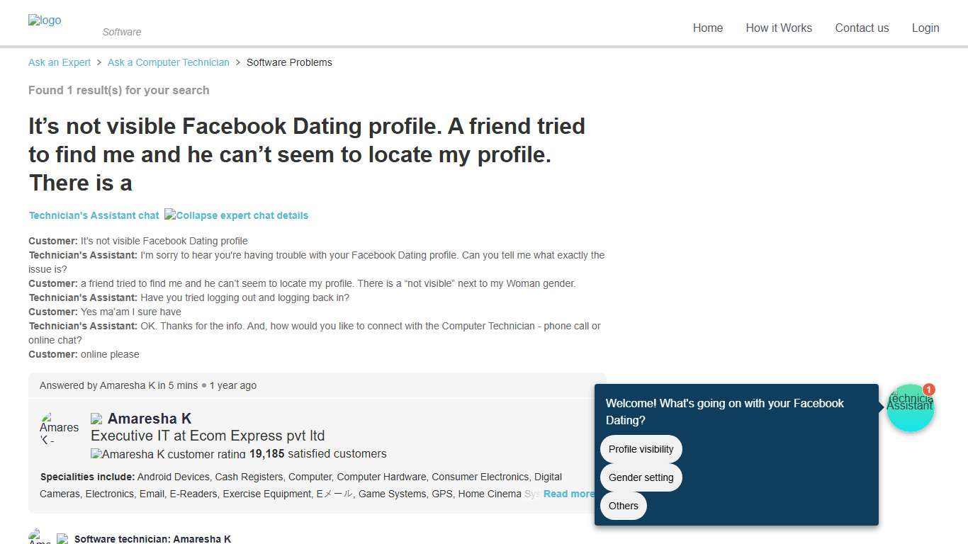It’s not visible Facebook Dating profile. A friend tried to find me and he can’t seem to locate my profile. There is a